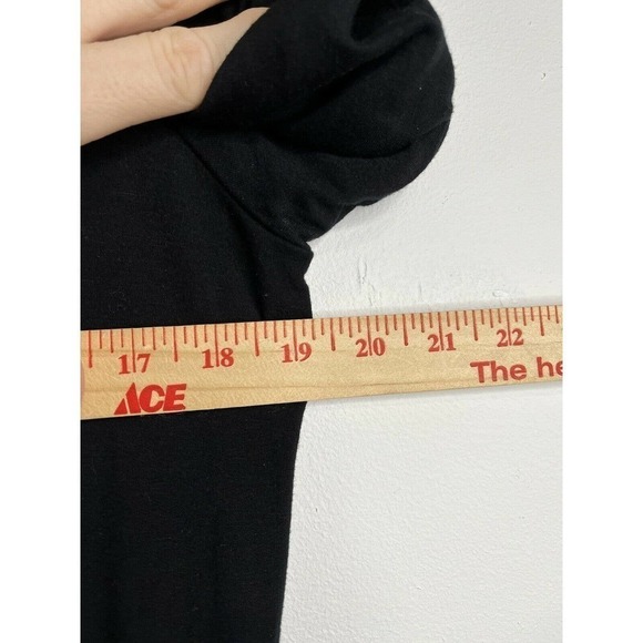 Pl Movement by Pink Lotus Mini Dress Drawstring Waist Black Size Large - Picture 8 of 9